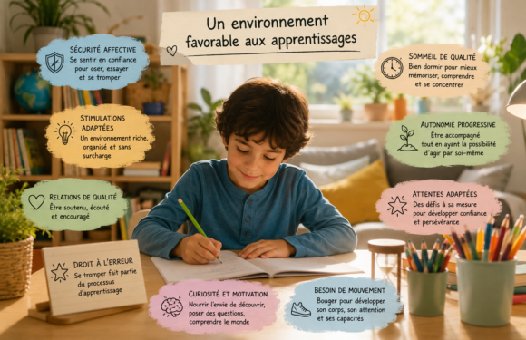 Qu&rsquo;est-ce qu&rsquo;un environnement favorable aux apprentissages ?