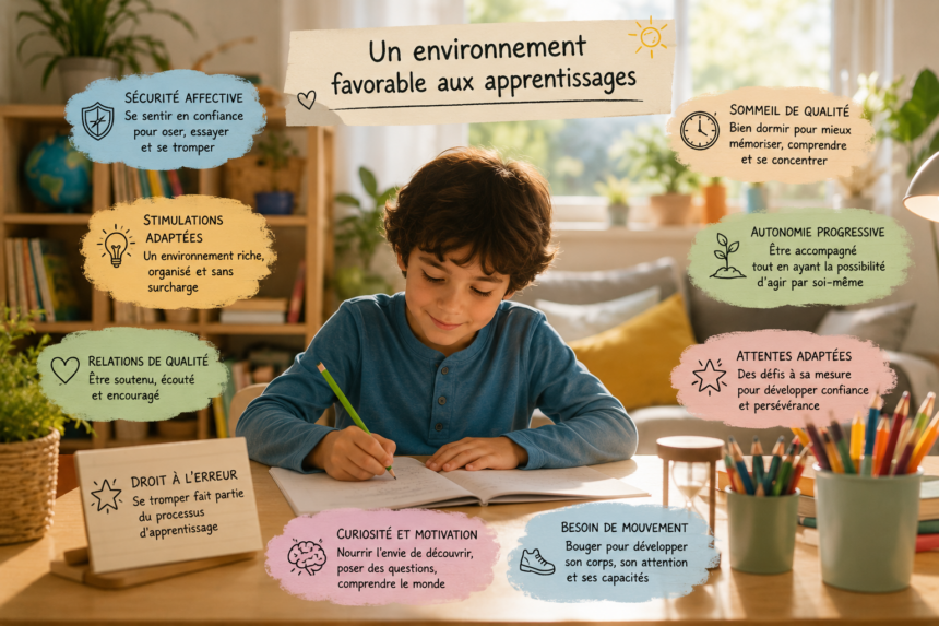 Qu&rsquo;est-ce qu&rsquo;un environnement favorable aux apprentissages ?