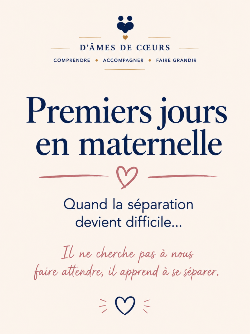 Premiers jours en maternelle : quand la séparation devient difficile